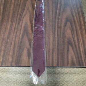 The Tie Bar Grenalux Burgundy Tie